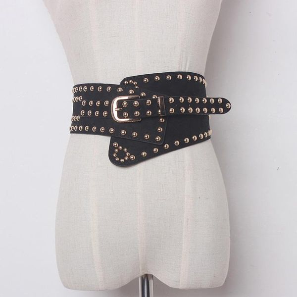 belts 2021 metal rivet stud wide pu leather pin buckled women brand cummerbund strap belt waist female accessories, Black;brown
belts 2021 metal rivet stud wide pu leather pin buckled women brand cummerbund strap belt waist female accessories, Black;brown