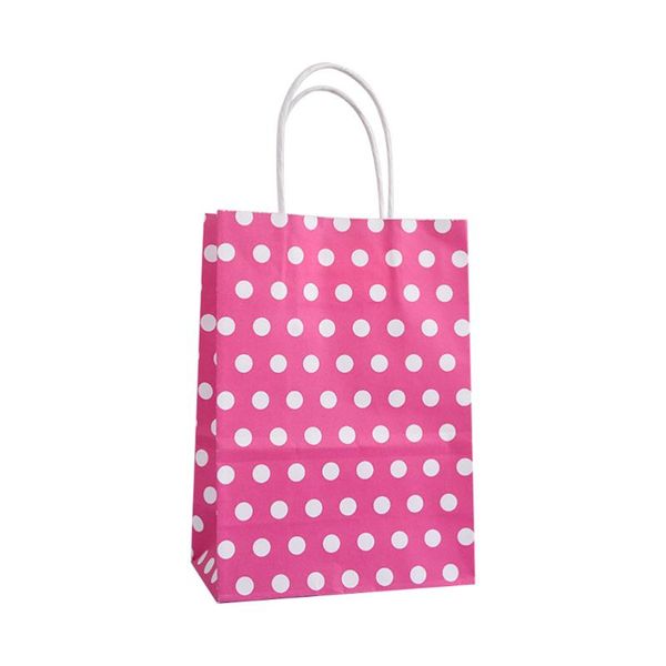 20pcs 15x8x21cm polka dot kraft paper gift bag party favors handbag shopping bags with handles (rosy) wrap
20pcs 15x8x21cm polka dot kraft paper gift bag party favors handbag shopping bags with handles (rosy) wrap