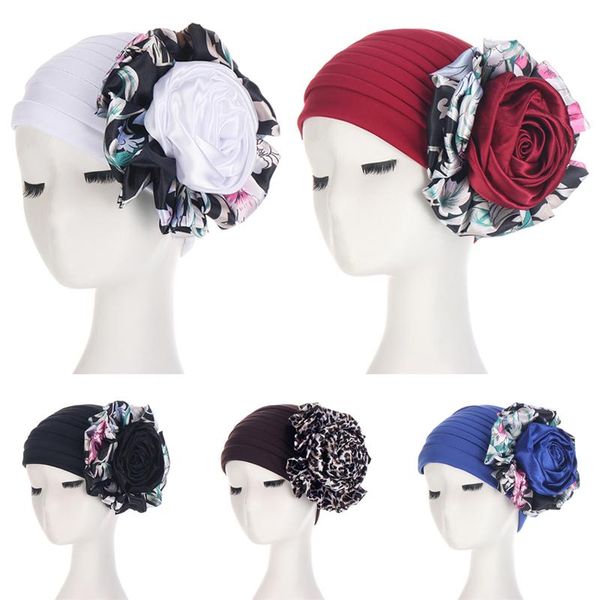 beanie/skull caps women big flower headband elastic sleep shower cap muslim hijab turban pure color head scarf fashion accessories, Blue;gray
beanie/skull caps women big flower headband elastic sleep shower cap muslim hijab turban pure color head scarf fashion accessories, Blue;gray