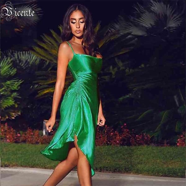 women's sling dress celebrity party cocktail green ruffled v-neck satin 210520, Black;gray
women's sling dress celebrity party cocktail green ruffled v-neck satin 210520, Black;gray