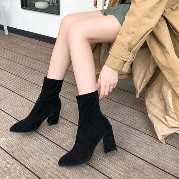 boots spring and autumn casual fashion pointed toe cross strap black high heel temperament lady work shoes.
boots spring and autumn casual fashion pointed toe cross strap black high heel temperament lady work shoes.