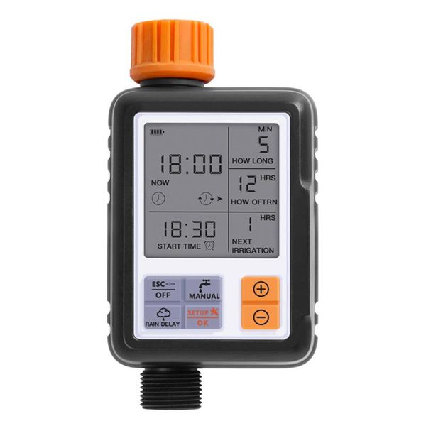 sprinkler controller garden solenoid valve timer large screen outdoor automatic watering device irrigation tool water equipments
sprinkler controller garden solenoid valve timer large screen outdoor automatic watering device irrigation tool water equipments
