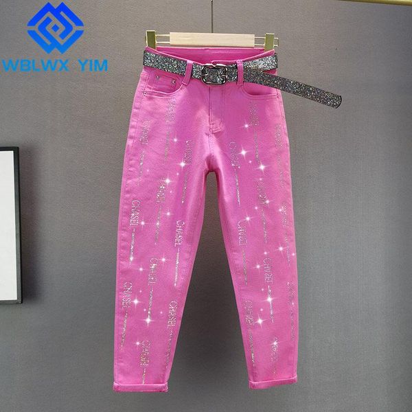 women's jeans spring high waist women fashion diamonds denim pencil pants female quality plus size slim stretch streetwear, Blue
women's jeans spring high waist women fashion diamonds denim pencil pants female quality plus size slim stretch streetwear, Blue