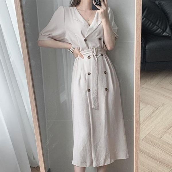 women's trench coats windbreaker korean style autumn coat solid slim button elegant for women fashion, Tan;black
women's trench coats windbreaker korean style autumn coat solid slim button elegant for women fashion, Tan;black