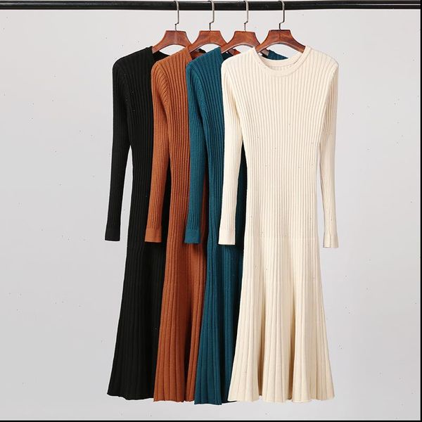 women dresses elegant long sleeve ol o neck sweater dress thick knit autumn winter female slim a line basic casual, Black;gray
women dresses elegant long sleeve ol o neck sweater dress thick knit autumn winter female slim a line basic casual, Black;gray