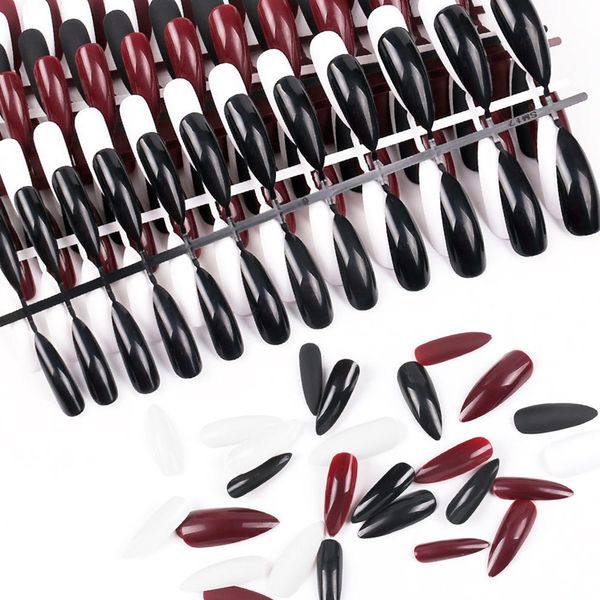 24pcs/set solid color diy wholesales fake nails matte glossy red black white long nail tips fingernail level art 1198, Red;gold
24pcs/set solid color diy wholesales fake nails matte glossy red black white long nail tips fingernail level art 1198, Red;gold