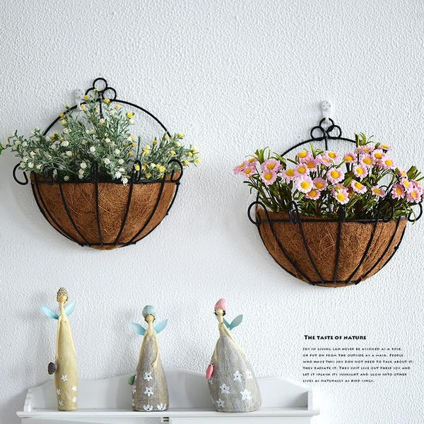 storage baskets nordic wrought iron flower basket wall hanging hand-woven flowers pot planter creative living room decoration organizer
storage baskets nordic wrought iron flower basket wall hanging hand-woven flowers pot planter creative living room decoration organizer
