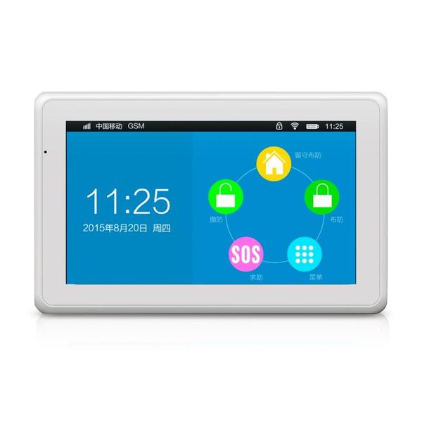 touch-screen amazing design 7 inch tft color display wifi+ gsm flat table alarm system kit systems
touch-screen amazing design 7 inch tft color display wifi+ gsm flat table alarm system kit systems