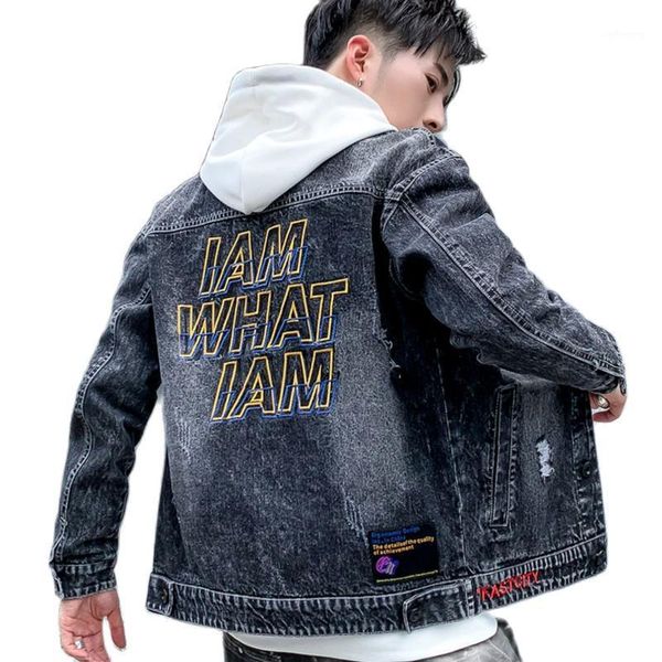 men's jackets male autumn korean fashion 2021 men workwear school student ripped embroidered coat clothes for teenagers denim jacket, Black;brown
men's jackets male autumn korean fashion 2021 men workwear school student ripped embroidered coat clothes for teenagers denim jacket, Black;brown