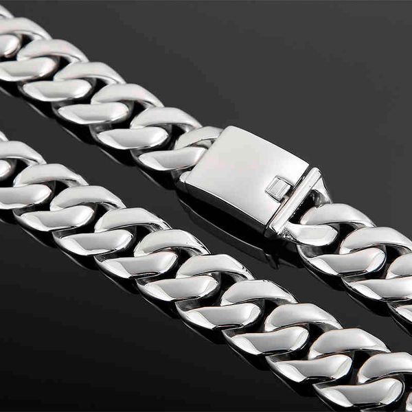 24mm big wide never fade cuban link chain necklace hip hop miami cuba chain jewelry buckle gift for men x0509, Black
24mm big wide never fade cuban link chain necklace hip hop miami cuba chain jewelry buckle gift for men x0509, Black
