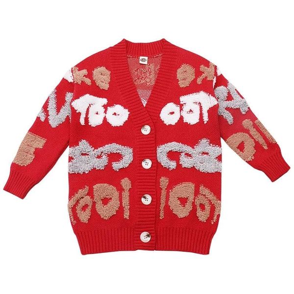 pullover children girls fashion cardigan sweaters fall winter kids long sleeve knit red sweater cute single breasted outwear clothing, Blue
pullover children girls fashion cardigan sweaters fall winter kids long sleeve knit red sweater cute single breasted outwear clothing, Blue