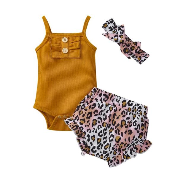 born baby girl clothes set summer fashion solid knit romper leopard shorts headband 3pcs infant clothing outfit sets, White
born baby girl clothes set summer fashion solid knit romper leopard shorts headband 3pcs infant clothing outfit sets, White