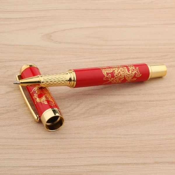 luxury chinese porcelain red golden dragon painting 0.5mm refill rollerball pen ballpoint pens, Blue;orange
luxury chinese porcelain red golden dragon painting 0.5mm refill rollerball pen ballpoint pens, Blue;orange