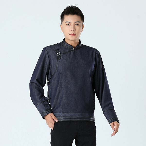 traditional ethnic clothing blue men's tang suit mongolian style male stand collar retro asian costume grassland living outfit, Red
traditional ethnic clothing blue men's tang suit mongolian style male stand collar retro asian costume grassland living outfit, Red