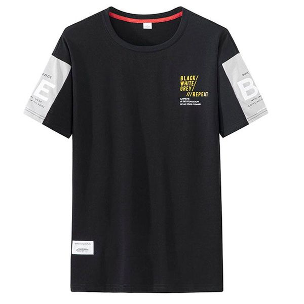 men's t-shirts 2021 summer t-shirt patchwork cotton o-neck simple slim fit casual soft breathable plus size, White;black
men's t-shirts 2021 summer t-shirt patchwork cotton o-neck simple slim fit casual soft breathable plus size, White;black