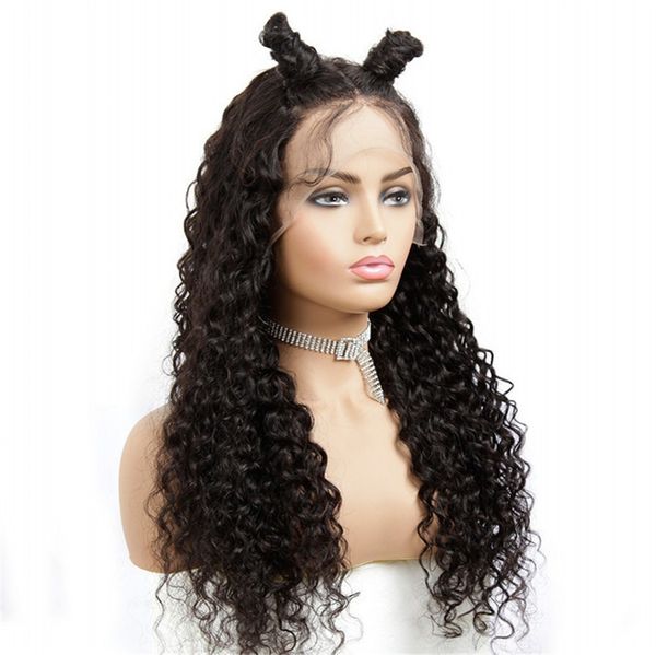 13x1 water wave lace front wigs human hair mongolian natural color middle t part wig for black women, Black;brown
13x1 water wave lace front wigs human hair mongolian natural color middle t part wig for black women, Black;brown