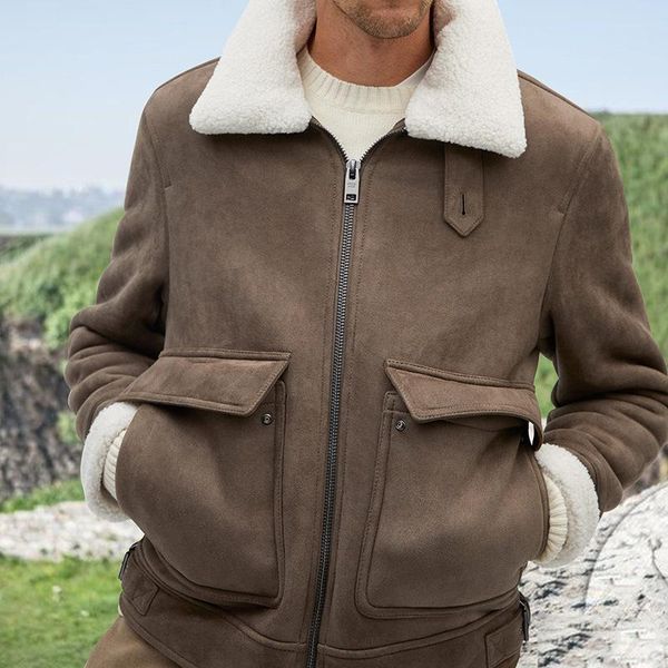 men's jackets 2021 vintage turn-down collar button overcoat casual pocket inside fleece outerwear autumn winter warm jacket coats for, Black;brown
men's jackets 2021 vintage turn-down collar button overcoat casual pocket inside fleece outerwear autumn winter warm jacket coats for, Black;brown