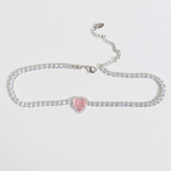 pendant necklaces pink peach heart niche design necklace ins trend female fashion simple clavicle chain, Silver
pendant necklaces pink peach heart niche design necklace ins trend female fashion simple clavicle chain, Silver