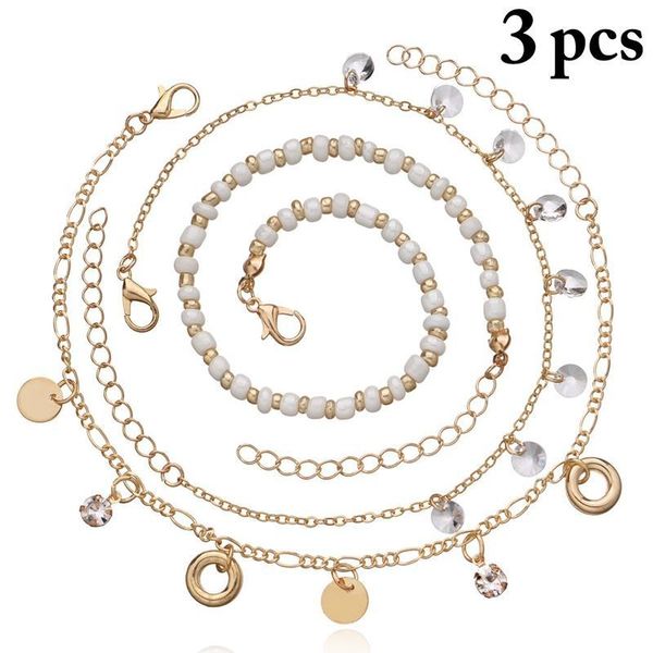 anklets 3pcs fashion women adjustable foot chain beads coin rhinestone pendant anklet charm bracelets girls jewelry gifts, Red;blue
anklets 3pcs fashion women adjustable foot chain beads coin rhinestone pendant anklet charm bracelets girls jewelry gifts, Red;blue