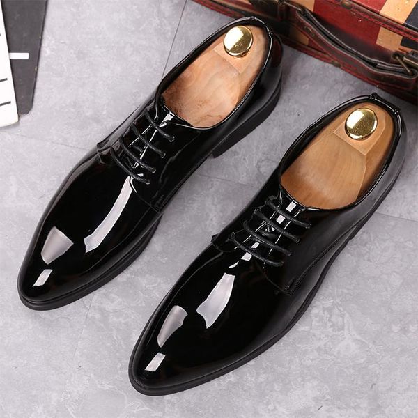 dress shoes charm2021 british black bright patent men's business casual lace up leather youth trend suit bridegroom
dress shoes charm2021 british black bright patent men's business casual lace up leather youth trend suit bridegroom