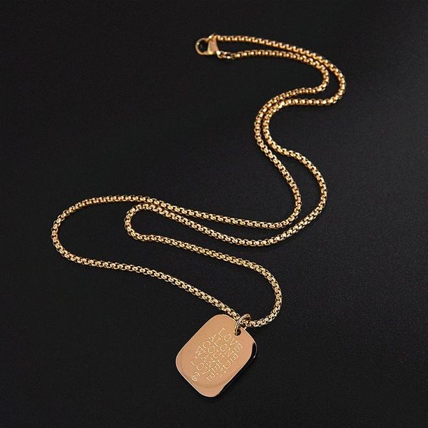 pendant necklaces men necklace chain letter nameplate stainless steel hip hop long fashion gold women jewelry the neck, Silver
pendant necklaces men necklace chain letter nameplate stainless steel hip hop long fashion gold women jewelry the neck, Silver