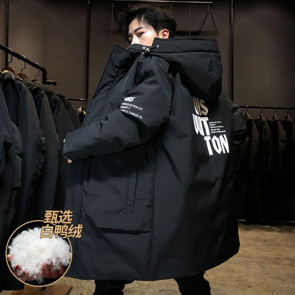 Men's Down et 2021 Medium Long Light Korean Fashion Waterproof Goose Winter Coat, Black
Men's Down et 2021 Medium Long Light Korean Fashion Waterproof Goose Winter Coat, Black