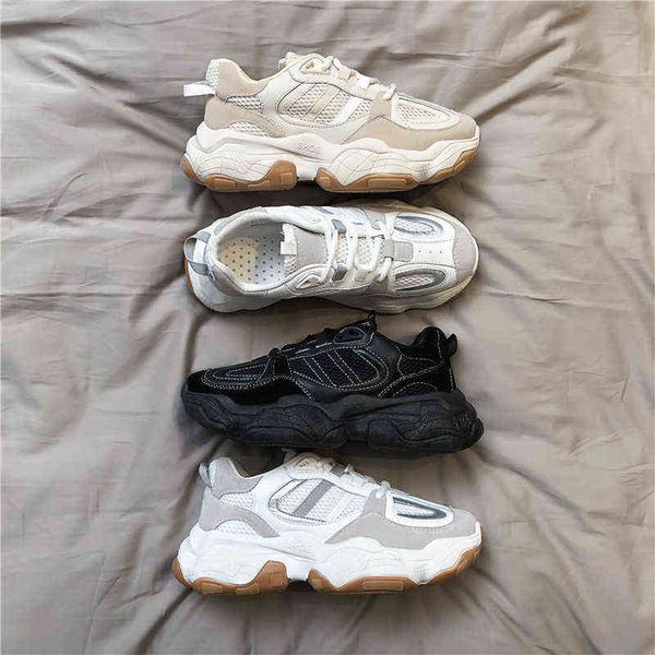 men's shoes summer 2021 fashion thick soled dad men's korean version trend increased breathable sports 8819, Black
men's shoes summer 2021 fashion thick soled dad men's korean version trend increased breathable sports 8819, Black