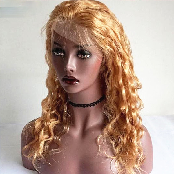 180% density 27 honey blonde 13x6 lace front human hair wigs water wave golden wigs remy preplucked with baby hair for women, Black
180% density 27 honey blonde 13x6 lace front human hair wigs water wave golden wigs remy preplucked with baby hair for women, Black
