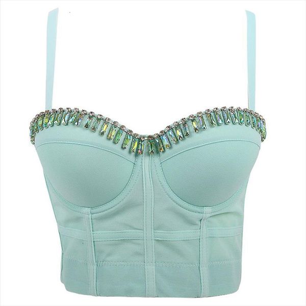 breathable woven fabric womens cami beading diamond cropped nightclub push up bustier party corset camis crop to wear, White
breathable woven fabric womens cami beading diamond cropped nightclub push up bustier party corset camis crop to wear, White