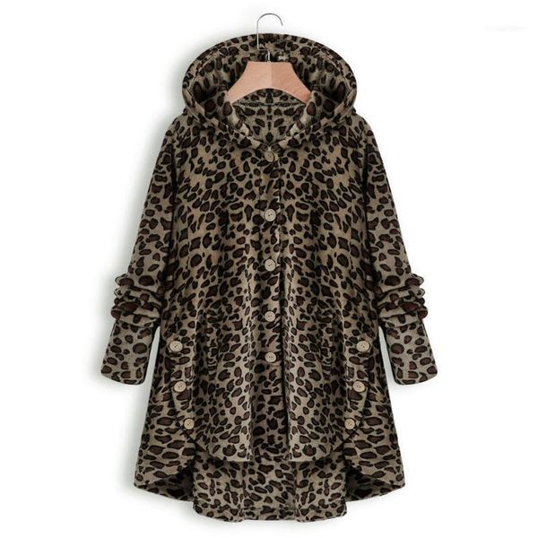 women's fur & faux women winter leopard coat teddy fleece hooded fluffy cardigan oversize 5xl loose jacket luxury coats1, Black
women's fur & faux women winter leopard coat teddy fleece hooded fluffy cardigan oversize 5xl loose jacket luxury coats1, Black