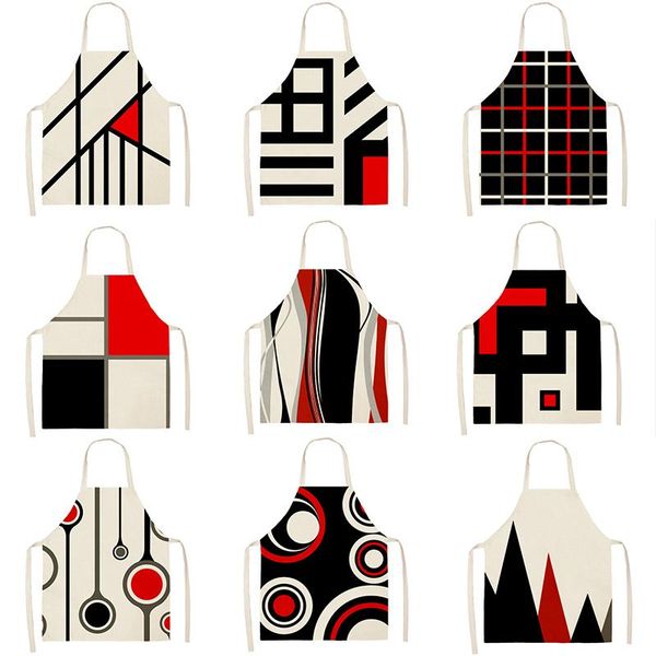 aprons red geometric pattern kitchen sleeveless cotton linen bibs 53*65cm household women cleaning home cooking pinafore 46413
aprons red geometric pattern kitchen sleeveless cotton linen bibs 53*65cm household women cleaning home cooking pinafore 46413