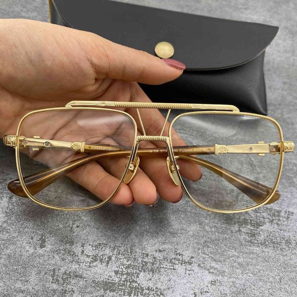 crosin metal frame double beam wide face men's fashion myopia flat glasses, White;black
crosin metal frame double beam wide face men's fashion myopia flat glasses, White;black