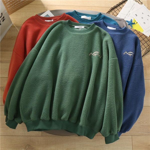 women's hoodies & sweatshirts thickened velvet sweatshirt women 2021 autumn winter o-neck blue korean loose fleece embroidery pullovers, Black
women's hoodies & sweatshirts thickened velvet sweatshirt women 2021 autumn winter o-neck blue korean loose fleece embroidery pullovers, Black