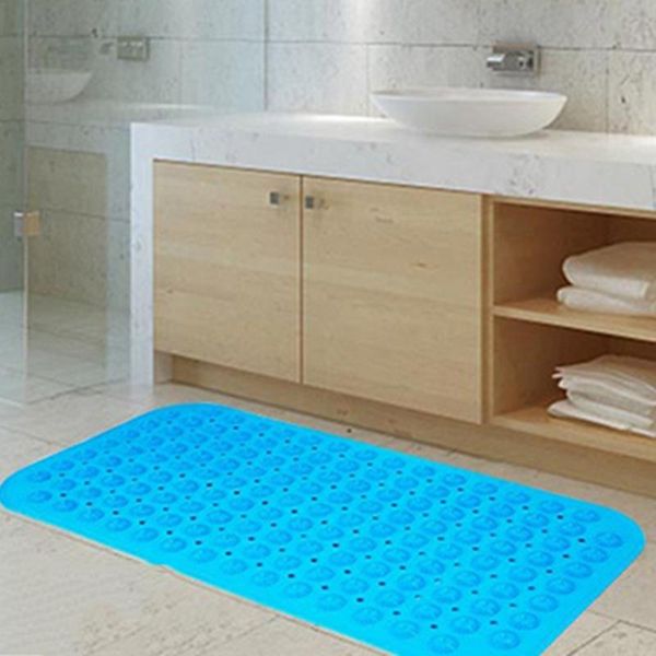 bath mats textured surface rectangle shower mat anti-slip with drain hole massage round in middle for stall bathroom floor
bath mats textured surface rectangle shower mat anti-slip with drain hole massage round in middle for stall bathroom floor