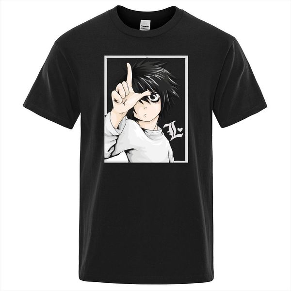 death note man short sleeve mens summer cotton quality men japanese anime harajuku streetwear, White;black
death note man short sleeve mens summer cotton quality men japanese anime harajuku streetwear, White;black