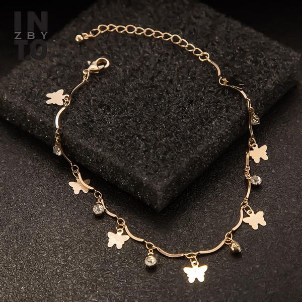 anklets into crystal butterfly ankle bracelet for women gold color chain summer beach charm anklet on leg foot jewelry gift, Red;blue
anklets into crystal butterfly ankle bracelet for women gold color chain summer beach charm anklet on leg foot jewelry gift, Red;blue