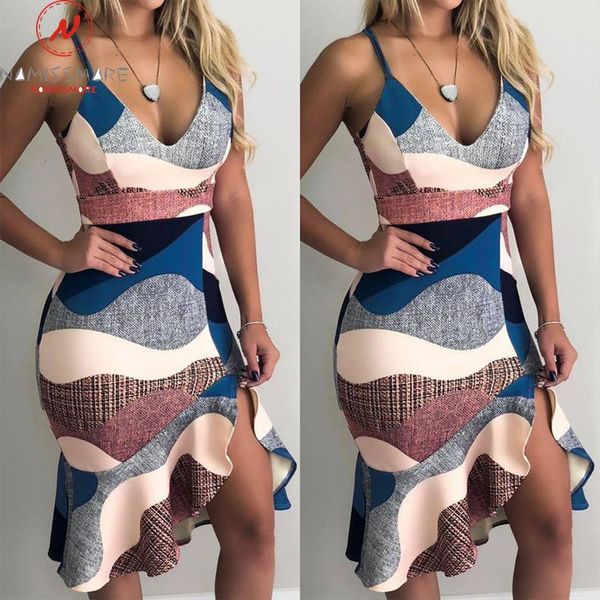 streetwear trumpet patchwork design women dress ruffles decor v neck sling print asymmetrical elegant lady slim hips, Black;gray
streetwear trumpet patchwork design women dress ruffles decor v neck sling print asymmetrical elegant lady slim hips, Black;gray