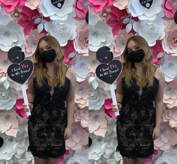 2022 black lace gold satin short homecoming graduation dresses deep v neck with straps applique bridesmaid party mini cocktail prom dress ne, Blue;pink
2022 black lace gold satin short homecoming graduation dresses deep v neck with straps applique bridesmaid party mini cocktail prom dress ne, Blue;pink