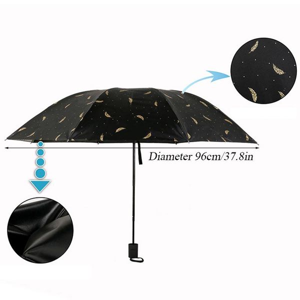umbrellas 1pcs dual-use sun umbrella folding sunscreen uv beach feather 8 bone rain parasol frame windproof ultraviolet-proof
umbrellas 1pcs dual-use sun umbrella folding sunscreen uv beach feather 8 bone rain parasol frame windproof ultraviolet-proof
