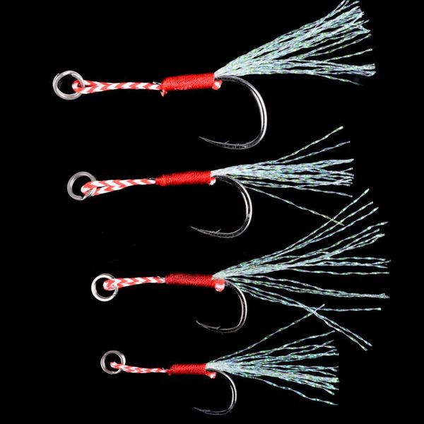 fishing hooks 20pcs/lot jig head hook set barbed thread feather pesca high carbon steel lure slow jigging tackle tools
fishing hooks 20pcs/lot jig head hook set barbed thread feather pesca high carbon steel lure slow jigging tackle tools