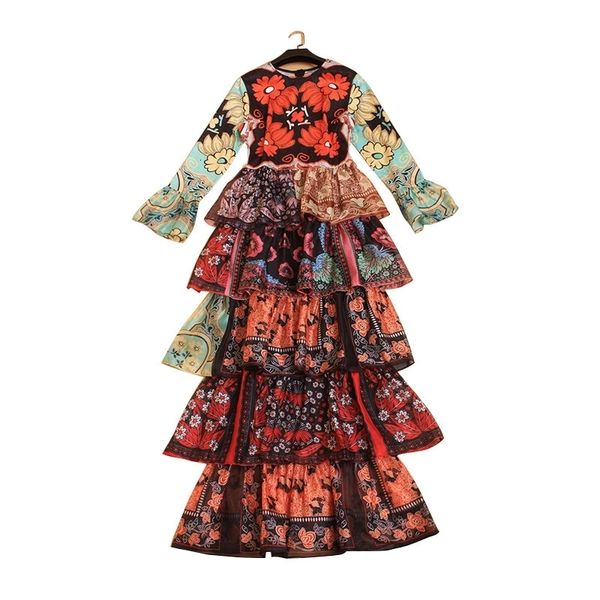 runway dresses european and american catwalk high-quality flared sleeve print cake dress ppmr, Black
runway dresses european and american catwalk high-quality flared sleeve print cake dress ppmr, Black