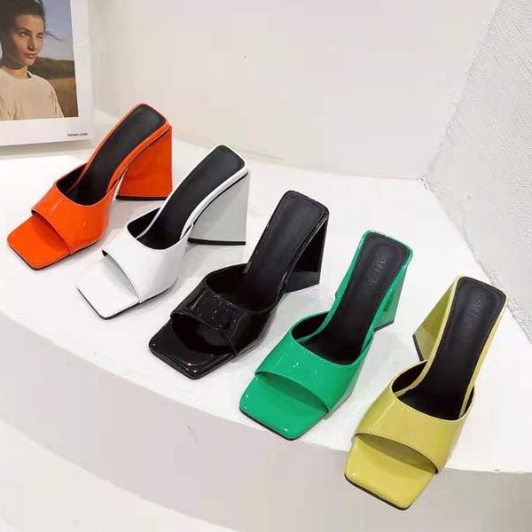 dress shoes summer candy color women slippers chunky heels mules high heeled sandals slides peep toe ladies party pump pncl, Black
dress shoes summer candy color women slippers chunky heels mules high heeled sandals slides peep toe ladies party pump pncl, Black