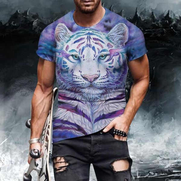 men's t-shirts tiger print oversized short sleeve t shirts 2021 summer harajuku ethnic style 3d o collared graphic t-shirt top, White;black
men's t-shirts tiger print oversized short sleeve t shirts 2021 summer harajuku ethnic style 3d o collared graphic t-shirt top, White;black