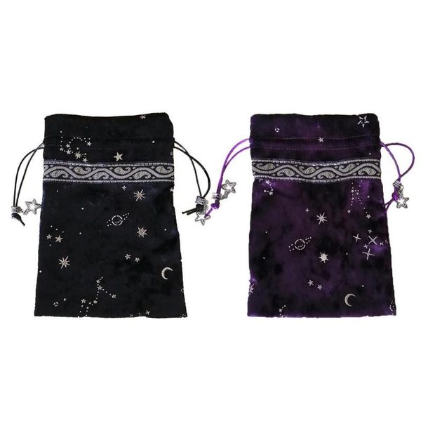 storage bags 13x18cm tarot card bag soft jewelry flanne pouch witch constellation energy crystal organizer
storage bags 13x18cm tarot card bag soft jewelry flanne pouch witch constellation energy crystal organizer