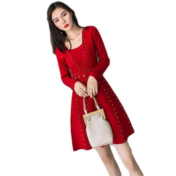 casual dresses sweater dress women autumn winter mini solid square collar long sleeve elegant ladies party knitted e447, Black;gray
casual dresses sweater dress women autumn winter mini solid square collar long sleeve elegant ladies party knitted e447, Black;gray