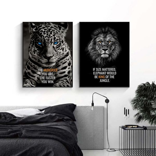 paintings animal motivate quotes canvas painting wall art lion tiger leopard wolf nordic posters and prints picture living room decor
paintings animal motivate quotes canvas painting wall art lion tiger leopard wolf nordic posters and prints picture living room decor