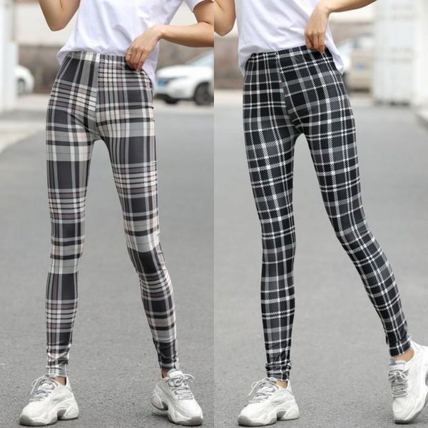 women's leggings 2021 black white plaid pants printed stretch trousers spring autumn womens gym streetwear high waist fitness
women's leggings 2021 black white plaid pants printed stretch trousers spring autumn womens gym streetwear high waist fitness
