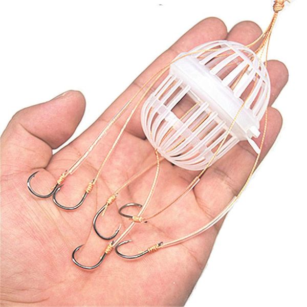 fishing hooks 1pc explosion hook set outdoor baits cage basket feeder holder fishhook anzol tackle carp accessories tools
fishing hooks 1pc explosion hook set outdoor baits cage basket feeder holder fishhook anzol tackle carp accessories tools