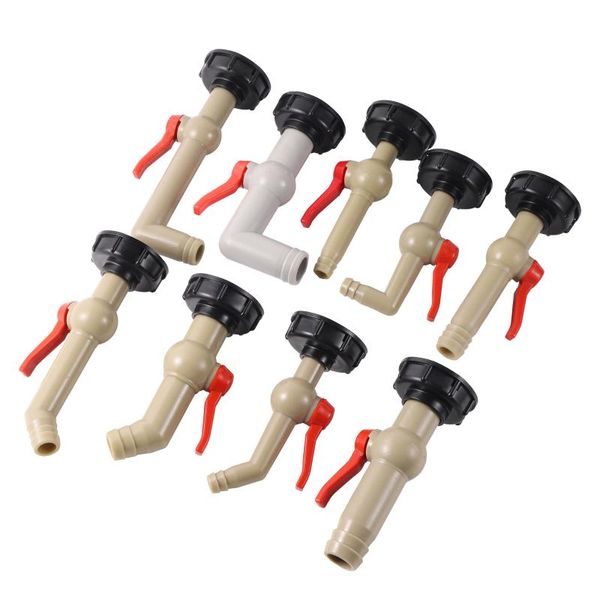 watering equipments durable water tank fittings s60x6 thread to 1/2" 3/4" 1" garden hose connector ibc valve replacement adap
watering equipments durable water tank fittings s60x6 thread to 1/2" 3/4" 1" garden hose connector ibc valve replacement adap