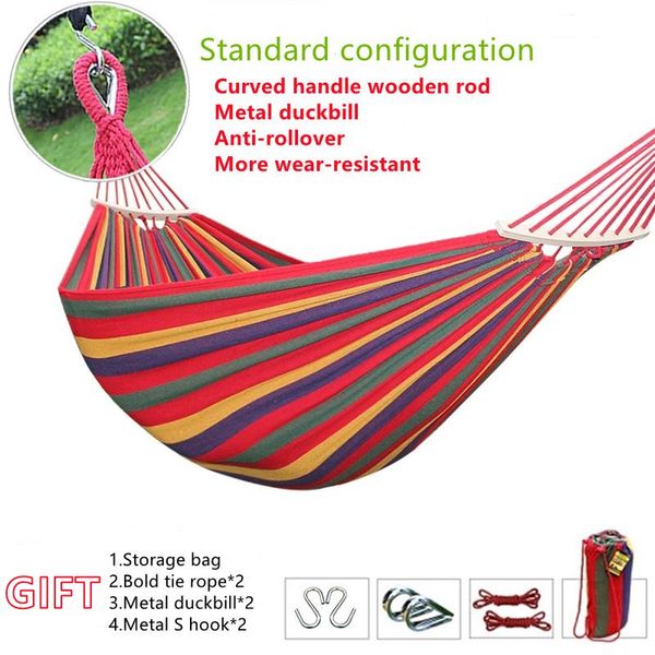 camp furniture outdoor anti-rollover canvas hammock curved wooden stick duckbill double thick sports travel hiking
camp furniture outdoor anti-rollover canvas hammock curved wooden stick duckbill double thick sports travel hiking